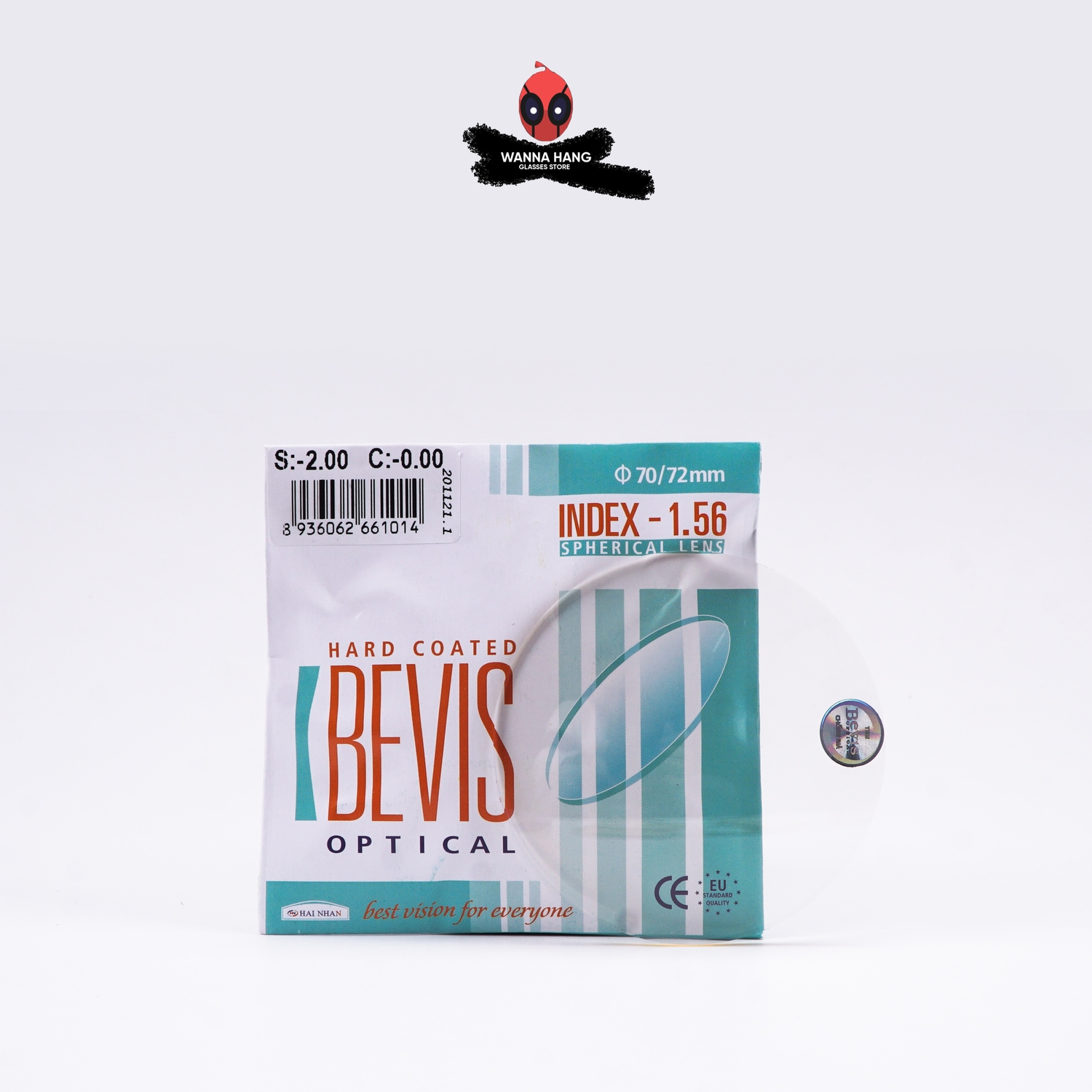 Mắt Kính Bevis - Chống xước - 1.56