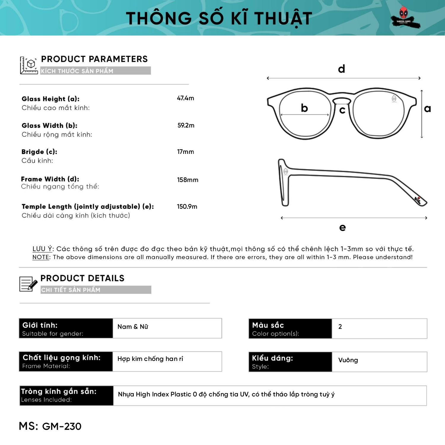 MARTIN BẠC MẮT TRẮNG (GM-230)